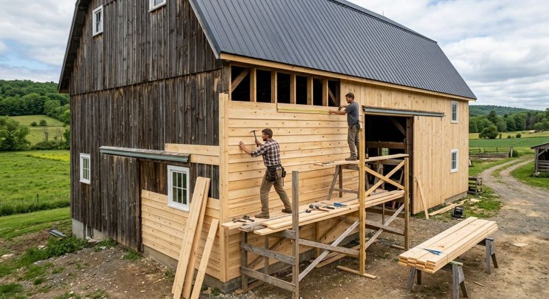Barn Siding Installation in Centerburg, OH