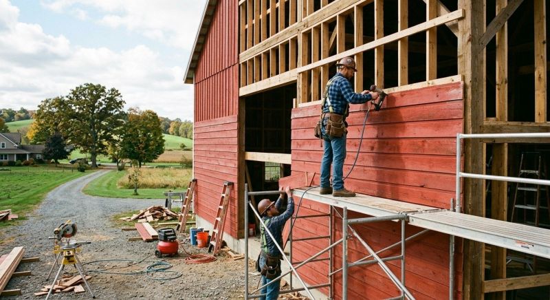 Barn Siding Installation in Morrow County, OH