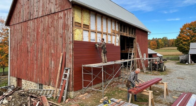 Barn Siding Replacement in Delaware, OH