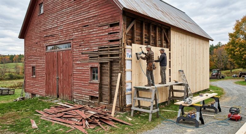 Barn Siding Replacement in Delaware, OH