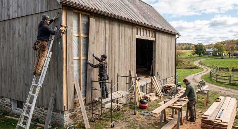 Barn Siding Replacement in Licking County, OH