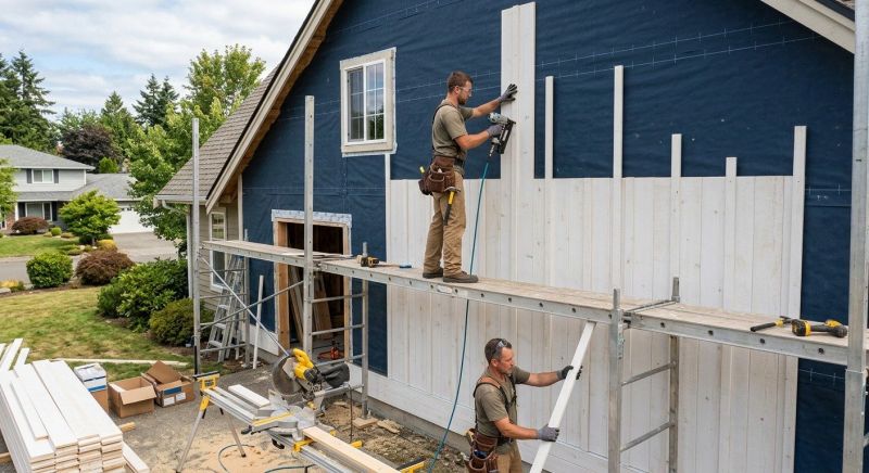 Batten Siding Installation in Chesterville, OH