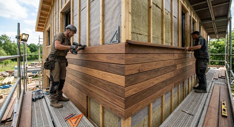 Cedar Cladding Installation in Sunbury, OH