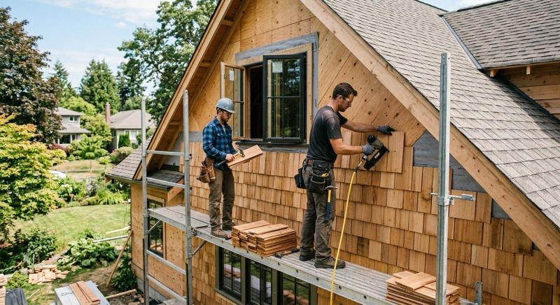 Cedar Siding Installation in Dublin, OH