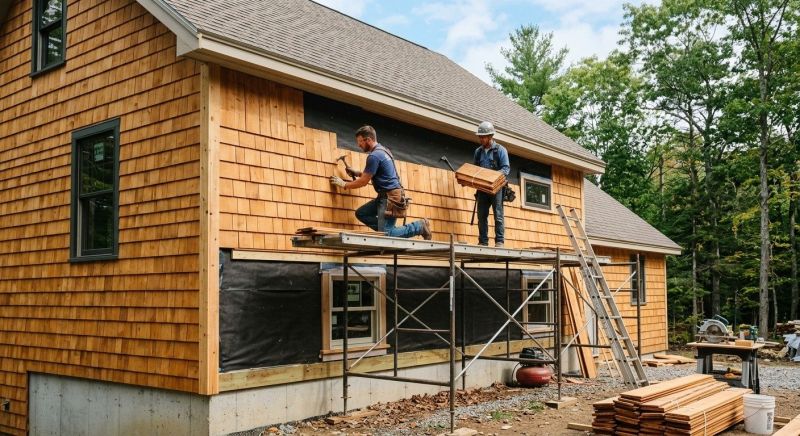 Cedar Siding Installation in Fredericktown, OH