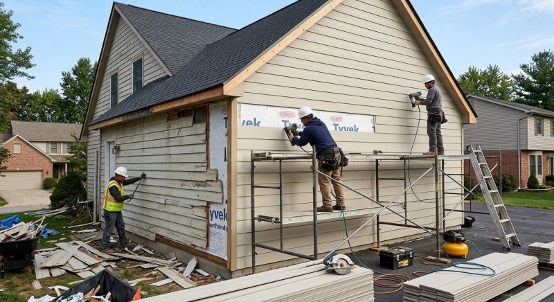 Cement Siding Replacement in New Albany, OH