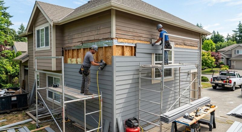 Cement Siding Replacement in Westerville, OH