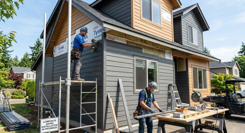 Composite Siding Installation in Powell, OH