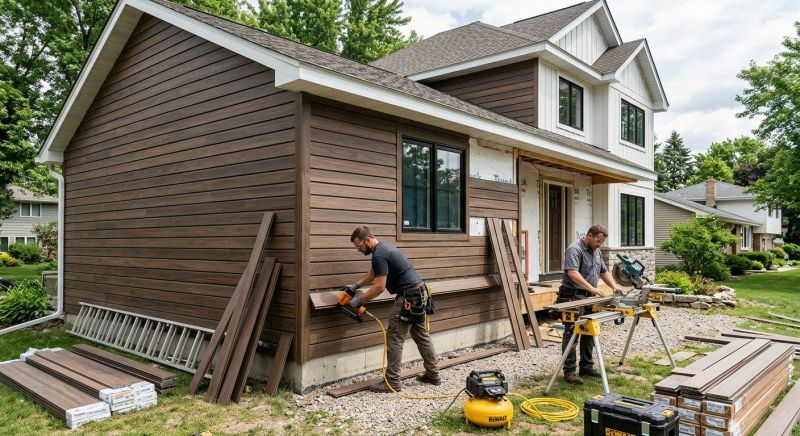 Composite Siding Installation in Sparta, OH