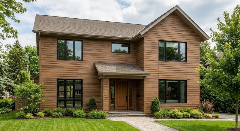 Faux Wood Siding Installation in Westerville, OH