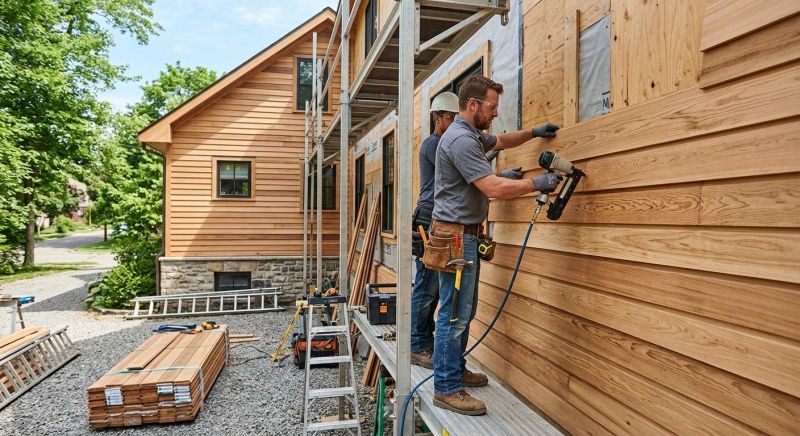 Hardwood Siding Installation in Mount Gilead, OH