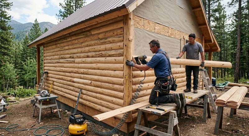 Log Siding Installation in Dublin, OH