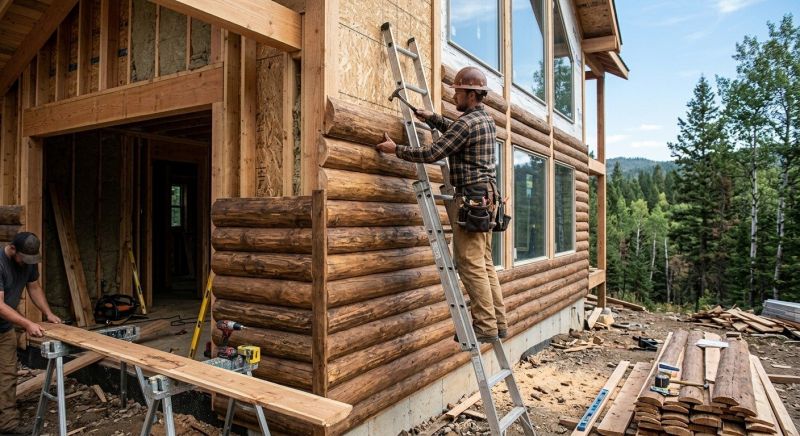 Log Siding Installation in Hilliard, OH