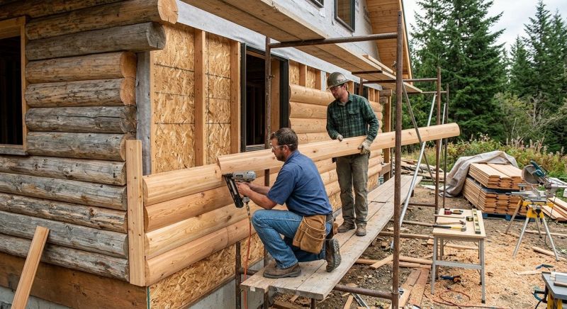 Log Siding Installation in Licking County, OH