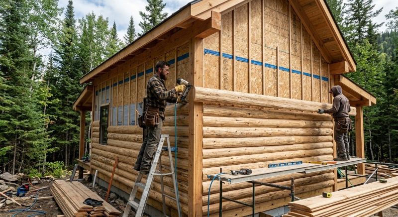 Log Siding Installation in Mount Vernon, OH