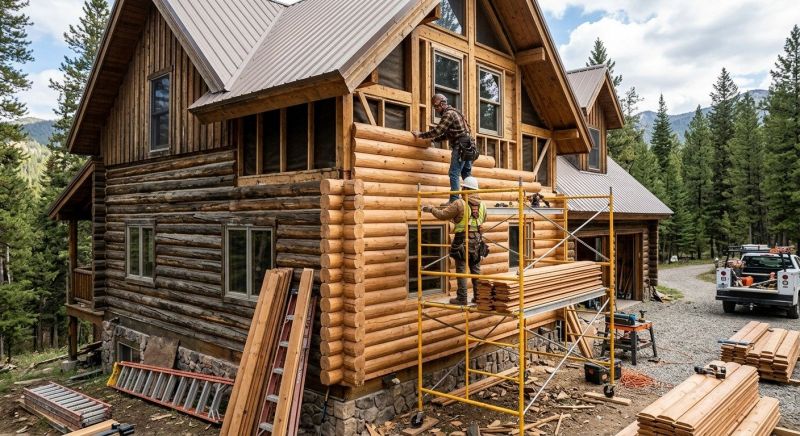 Log Siding Installation in Pataskala, OH