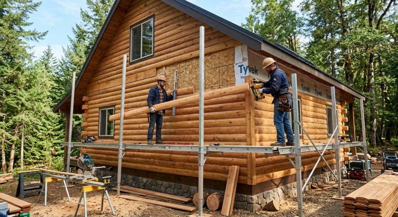 Log Siding Replacement in Sunbury, OH