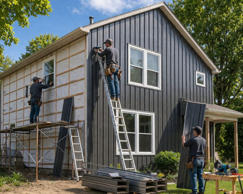 Metal Siding Installation in New Albany, OH