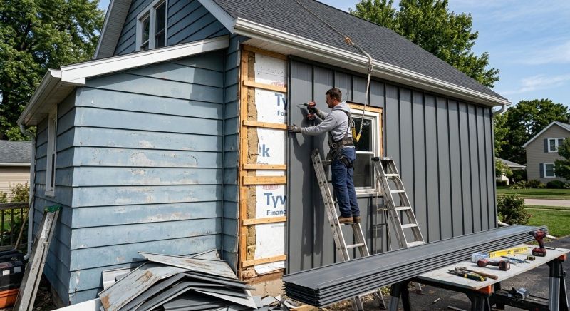 Metal Siding Replacement in Delaware County, OH