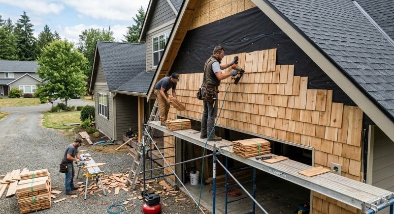 Shake Siding Installation in Newark, OH