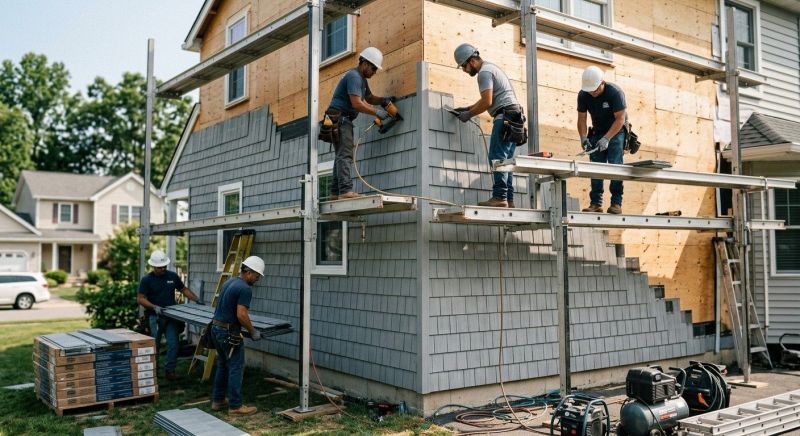 Shingle Siding Installation in Sunbury, OH