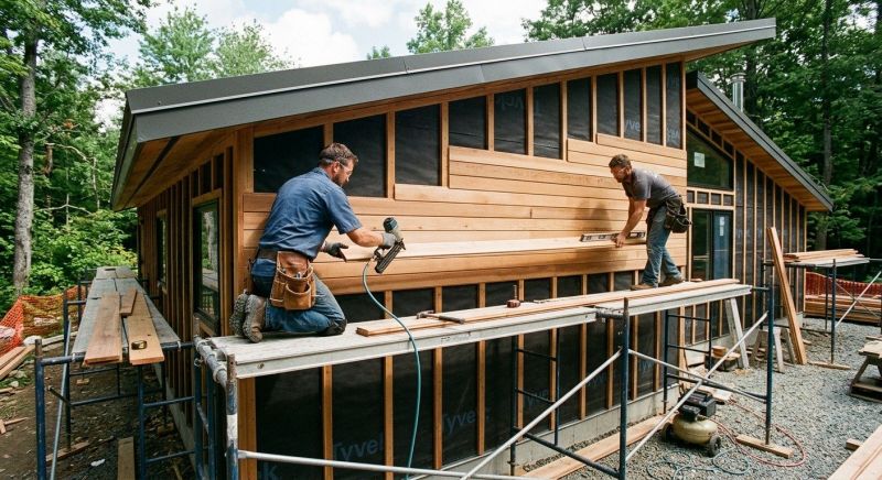 Wood Cladding Installation in Fredericktown, OH